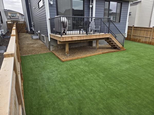 artificial turf installation Calgary